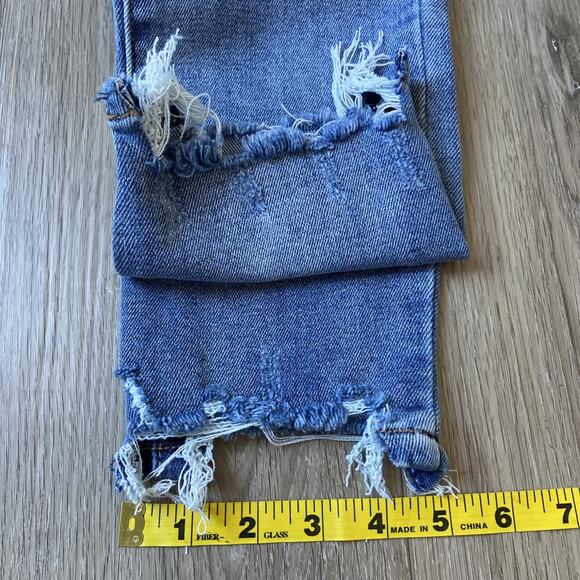 Cello Jeans Women Sz 9 Medium Blue High Rise Straight Leg - Picture 11 of 12